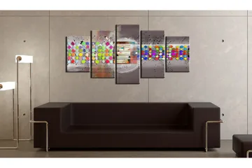 Tavla Abstract Prickar 200x100 - Artgeist sp. z o. o. - Inredning & dekor - Tavlor & konst - Canvastavla