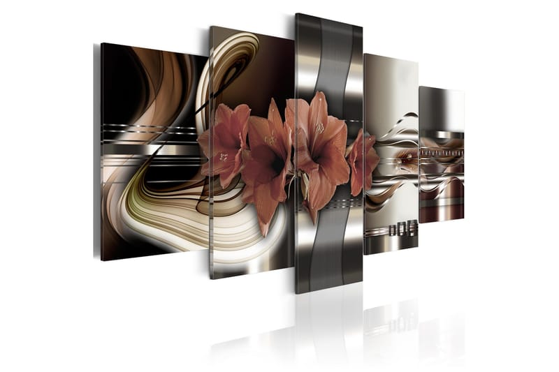 Tavla Abstraction And Amaryllis 200x100, Artgeist sp. z o. o.