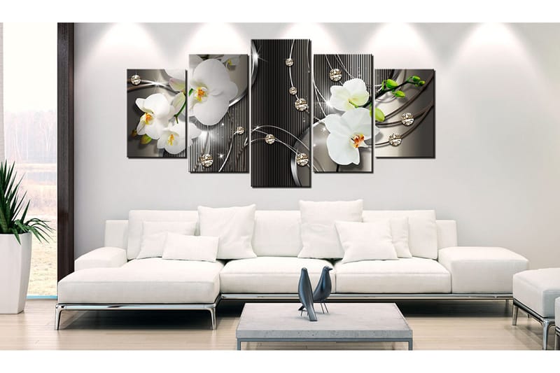 Tavla Abyss Of Greyness 200x100 - Artgeist sp. z o. o. - Inredning & dekor - Tavlor & konst - Canvastavla