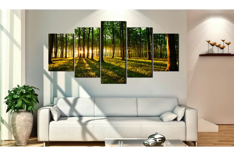 Tavla Adventure In The Woods 100x50 - Artgeist sp. z o. o. - Inredning & dekor - Tavlor & konst - Canvastavla