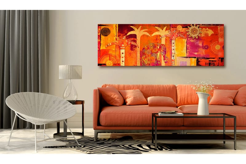 Tavla African Collage 135x45 cm - Inredning & dekor - Tavlor & konst - Canvastavla