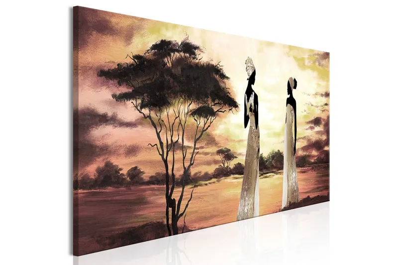 TAVLA African Goddesses (1 Part) Narrow 150x50 - Artgeist sp. z o. o. - Inredning & dekor - Tavlor & konst - Canvastavla