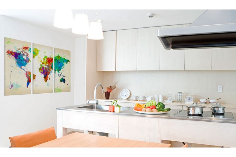 Tavla All Colors Of The World Triptych 60x40 - Artgeist sp. z o. o. - Inredning & dekor - Tavlor & konst - Canvastavla