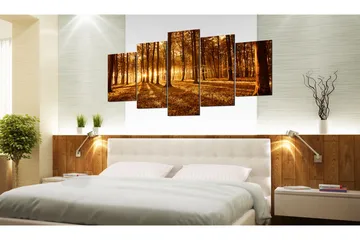 Tavla Amber Forest 100x50 - Artgeist sp. z o. o. - Inredning & dekor - Tavlor & konst - Canvastavla