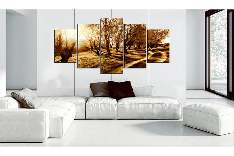 Tavla Amber Orchard 100X50 Brun - Artgeist sp. z o. o. - Inredning & dekor - Tavlor & konst - Canvastavla