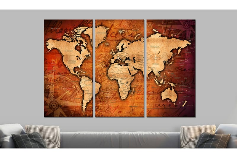 TAVLA Amber Travels 120x80, Artgeist sp. z o. o.