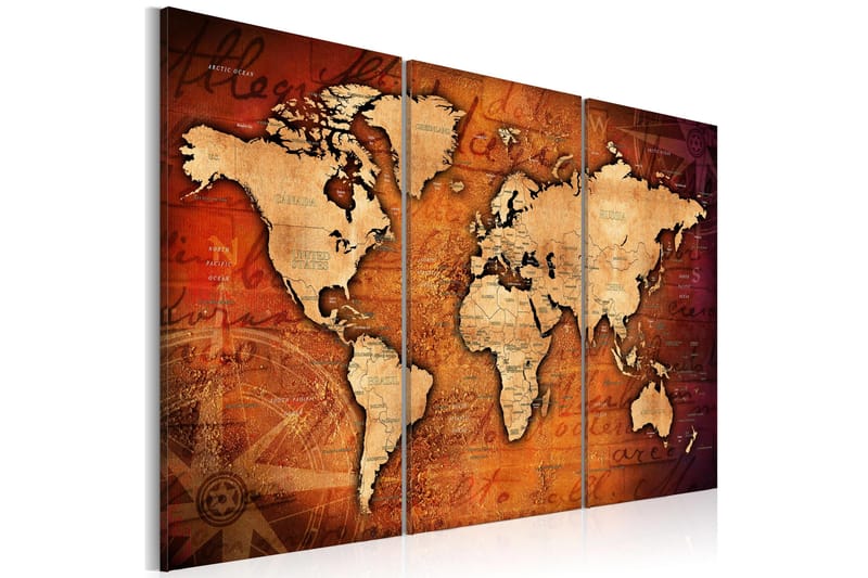 Tavla Amber Travels 90x60 - Artgeist sp. z o. o. - Inredning & dekor - Tavlor & konst - Canvastavla