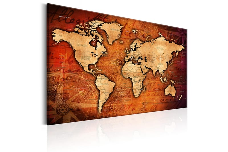 TAVLA Amber World 90x60 - Artgeist sp. z o. o. - Inredning & dekor - Tavlor & konst - Canvastavla