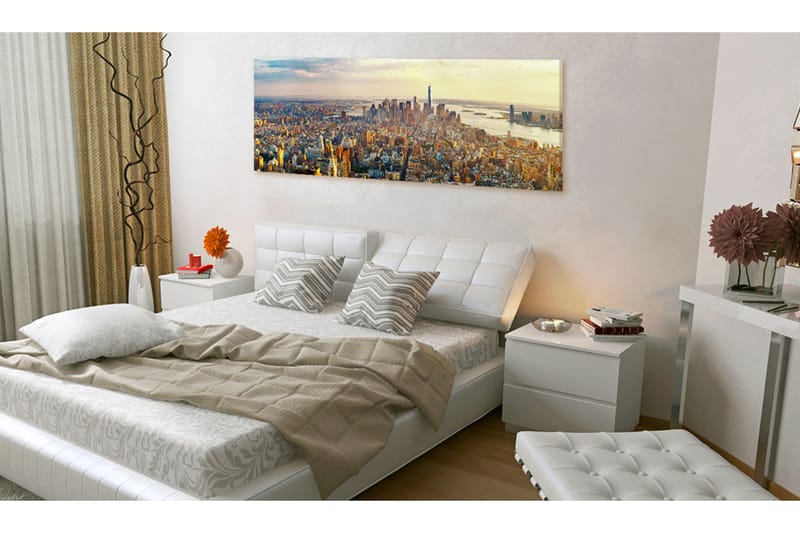 Tavla American View 150X50 Flerfärgad Städer - Artgeist sp. z o. o. - Inredning & dekor - Tavlor & konst - Canvastavla