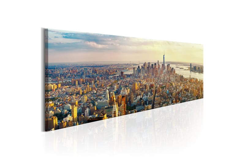 Tavla American View 150X50 Flerfärgad Städer - Artgeist sp. z o. o. - Inredning & dekor - Tavlor & konst - Canvastavla