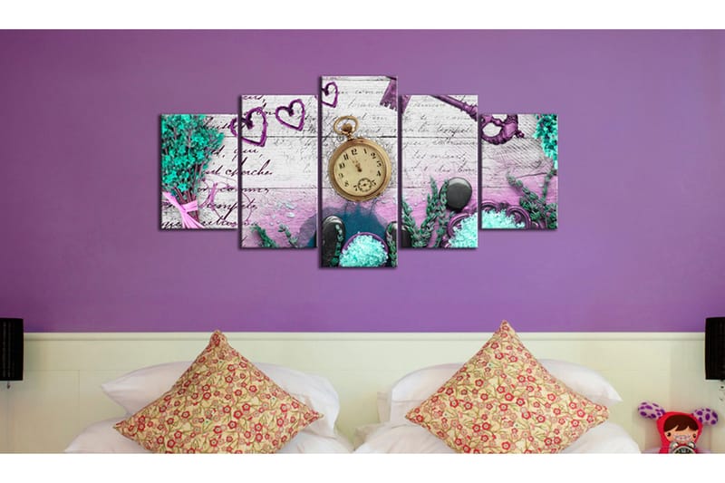 Tavla Amethyst Composition 100x50 - Artgeist sp. z o. o. - Inredning & dekor - Tavlor & konst - Canvastavla
