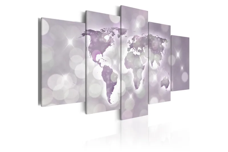 Tavla Amethyst World 100x50, Artgeist sp. z o. o.