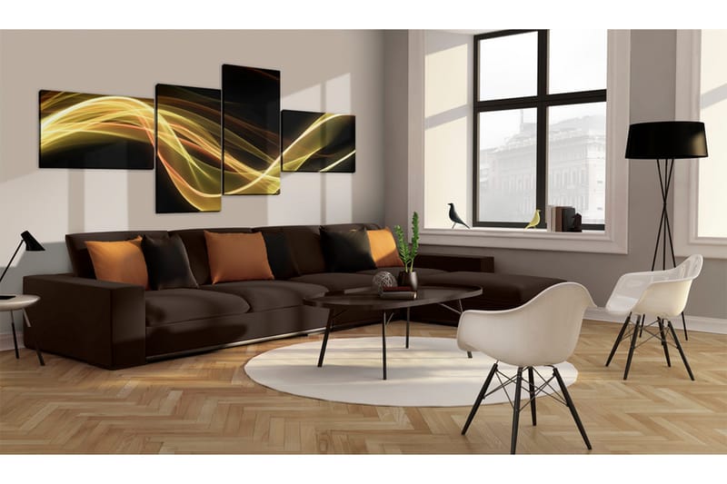 Tavla An Abstract Fogg 100x45 - Artgeist sp. z o. o. - Inredning & dekor - Tavlor & konst - Canvastavla