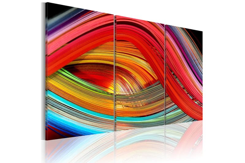 Tavla An Abstract Rainbow 120x80, Artgeist sp. z o. o.