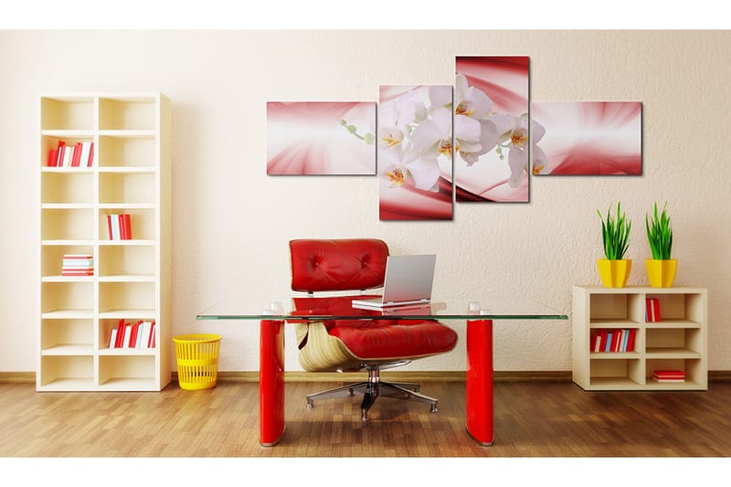 Tavla An Orchid In Pink Shade 100x45 - Artgeist sp. z o. o. - Inredning & dekor - Tavlor & konst - Canvastavla