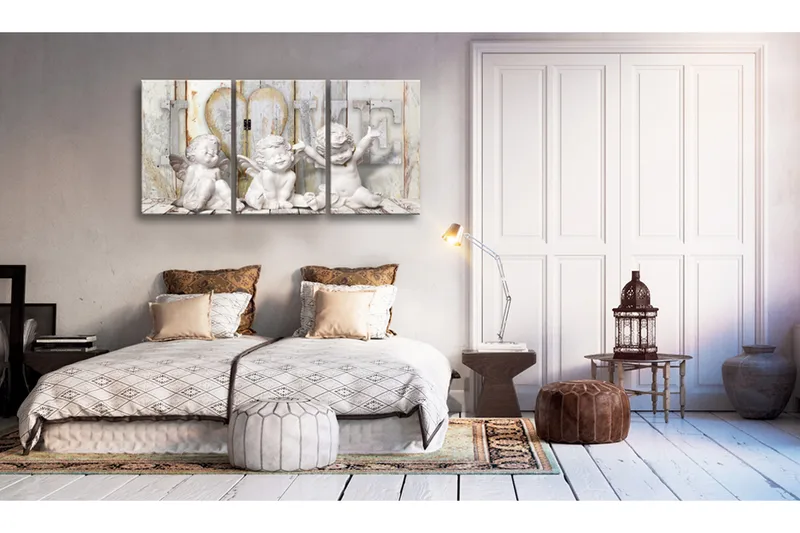 Tavla Angelic Happiness 60X30 Flerfärgad|Vit - Artgeist sp. z o. o. - Inredning & dekor - Tavlor & konst - Canvastavla