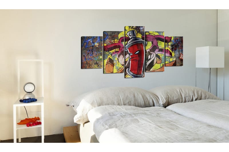 Tavla Angry Spray Can 200x100 - Artgeist sp. z o. o. - Inredning & dekor - Tavlor & konst - Canvastavla