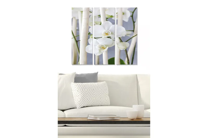 Tavla Animal 3-pack Flerfärgad, 20x50 cm