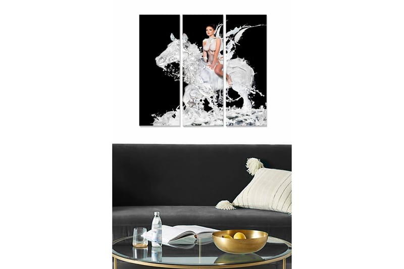 Tavla Animal 3-Pack Flerfärgad 20X50 - 20x50 cm - Inredning & dekor - Tavlor & konst - Canvastavla
