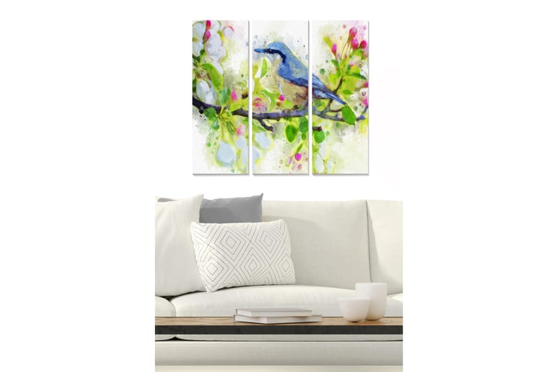 Tavla Animal 3-Pack Flerfärgad 20X50 - 20x50 cm - Inredning & dekor - Tavlor & konst - Canvastavla