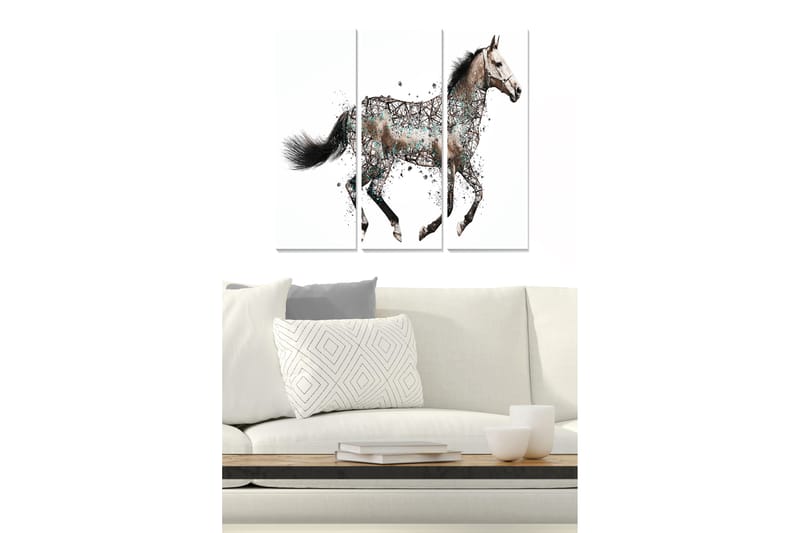Tavla Animal 3-Pack Flerfärgad 20X50 - 20x50 cm - Inredning & dekor - Tavlor & konst - Canvastavla