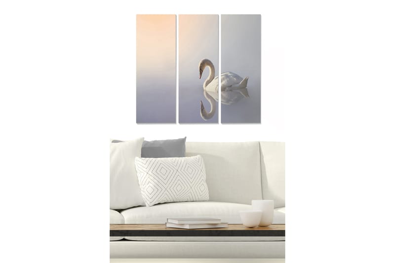 Tavla Animal 3-Pack Flerfärgad 20X50 - 20x50 cm - Inredning & dekor - Tavlor & konst - Canvastavla