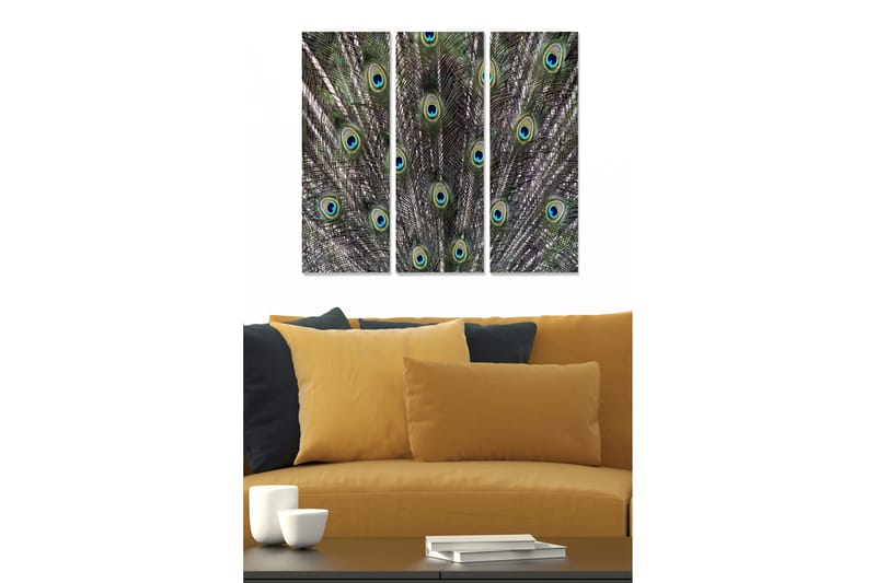 Tavla Animal 3-Pack Flerfärgad 20X50 - 20x50 cm - Inredning & dekor - Tavlor & konst - Canvastavla