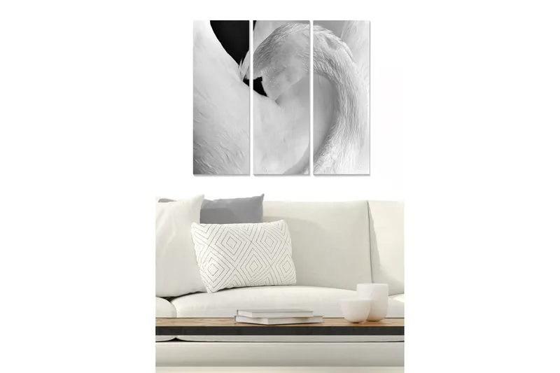 Tavla Animal 3-pack Flerfärgad - 20x50 cm - Inredning & dekor - Tavlor & konst - Canvastavla