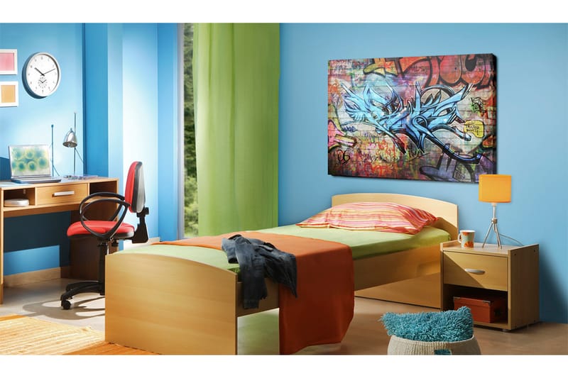 TAVLA Anonymous graffiti 120x80 - Artgeist sp. z o. o. - Inredning & dekor - Tavlor & konst - Canvastavla