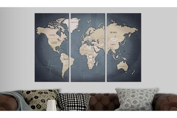 Tavla Anthracitic World 120x80 - Artgeist sp. z o. o. - Inredning & dekor - Tavlor & konst - Canvastavla