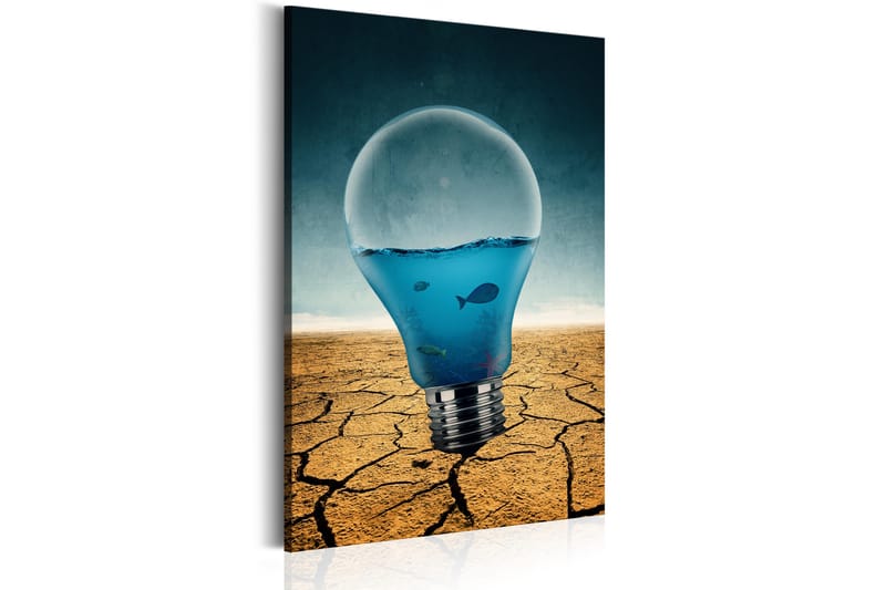 TAVLA Aquarium of Ideas 60x90 - Artgeist sp. z o. o. - Inredning & dekor - Tavlor & konst - Canvastavla