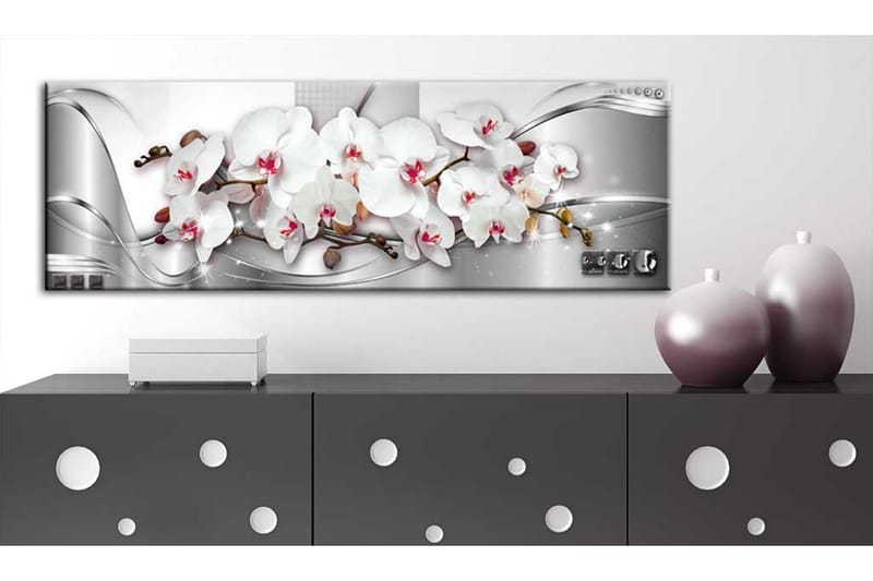 Tavla Arrangement Of Flowers 135X45 Vit - Artgeist sp. z o. o. - Inredning & dekor - Tavlor & konst - Canvastavla