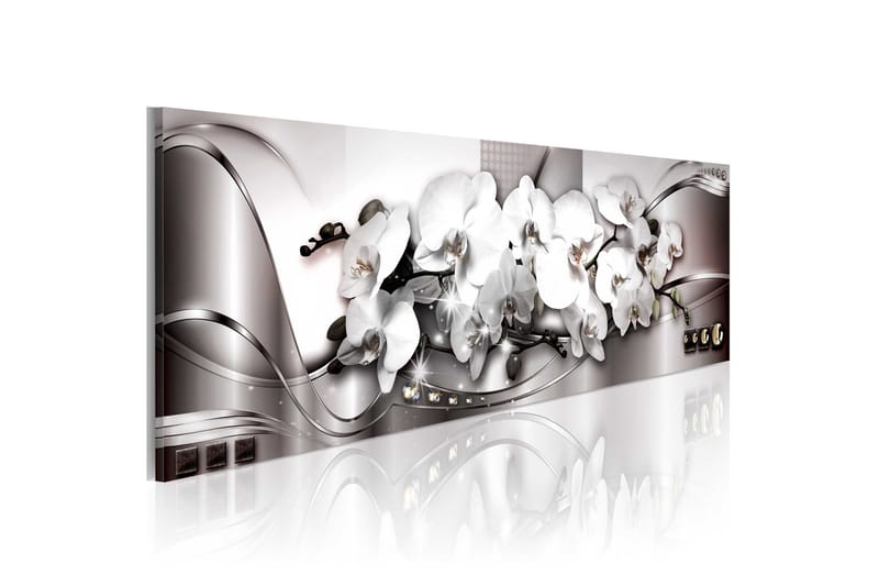 Tavla Arrangement Of Flowers Ii 120X40 Vit, Artgeist sp. z o. o.