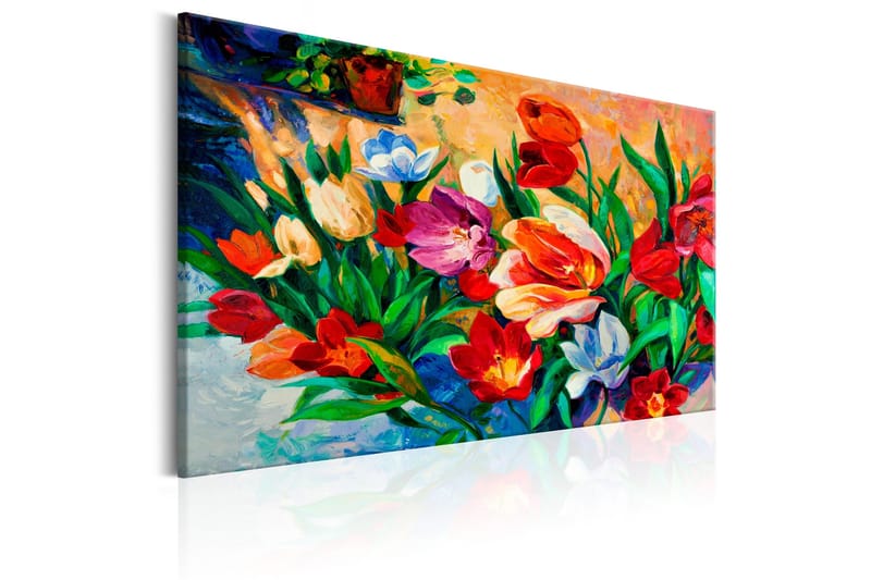 Tavla Art of Colours: Tulips 120x80 - Artgeist sp. z o. o. - Inredning & dekor - Tavlor & konst - Canvastavla