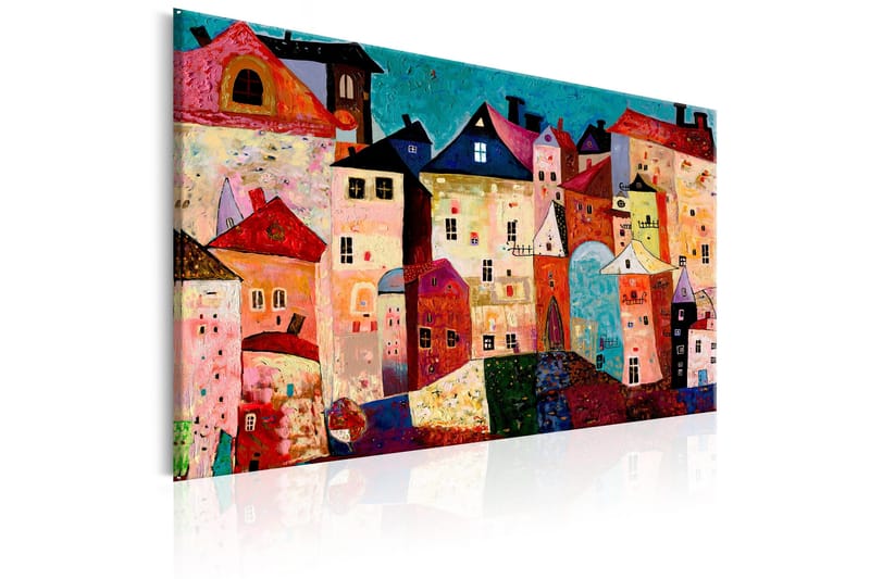 Tavla Artistic City 120x80 - Artgeist sp. z o. o. - Inredning & dekor - Tavlor & konst - Canvastavla