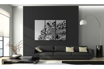 Tavla Artistic mess triptych 90x60 - Artgeist sp. z o. o. - Inredning & dekor - Tavlor & konst - Canvastavla