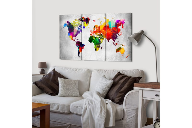 Tavla Artistic World Triptych 120x80, Artgeist sp. z o. o.