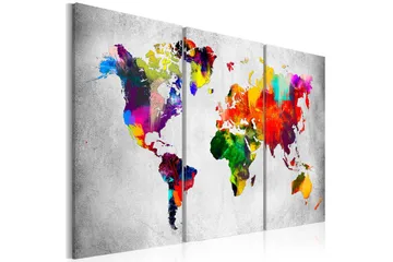 Tavla Artistic World Triptych 120x80 - Artgeist sp. z o. o. - Inredning & dekor - Tavlor & konst - Canvastavla