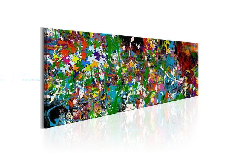 Tavla Artistic Puzzle 120x40 - Inredning & dekor - Tavlor & konst - Canvastavla