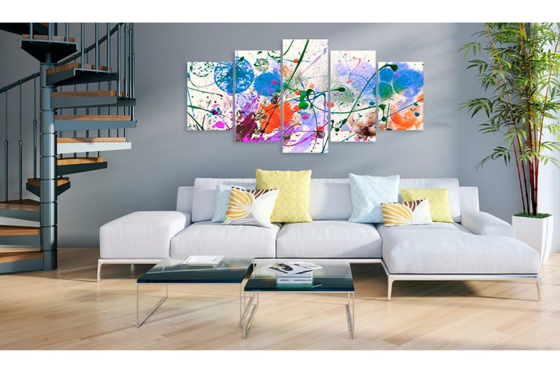 Tavla Artist's Fun 200x100 - Artgeist sp. z o. o. - Inredning & dekor - Tavlor & konst - Canvastavla