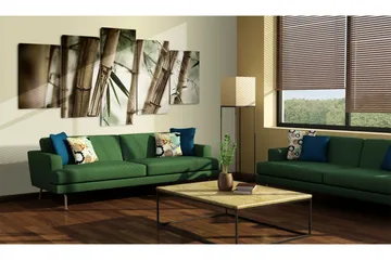 Tavla Asian Bamboo Forest 200x100 - Artgeist sp. z o. o. - Inredning & dekor - Tavlor & konst - Canvastavla