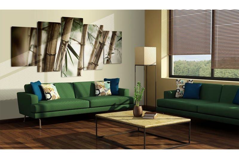 Tavla Asian Bamboo Forest 200x100 - Artgeist sp. z o. o. - Inredning & dekor - Tavlor & konst - Canvastavla