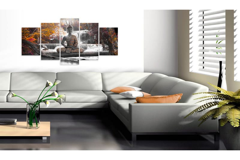 Tavla Autumn Buddha 200x100 - Artgeist sp. z o. o. - Inredning & dekor - Tavlor & konst - Canvastavla