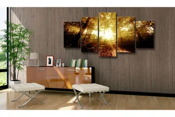 Tavla Autumn Forest 200x100 - Artgeist sp. z o. o. - Inredning & dekor - Tavlor & konst - Canvastavla