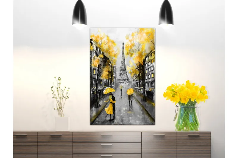 TAVLA Autumn in Paris (1 Part) Vertical 80x120, Artgeist sp. z o. o.