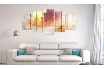 Tavla Autumn Sun 5 Parts Wide 100x50 - Artgeist sp. z o. o. - Inredning & dekor - Tavlor & konst - Canvastavla