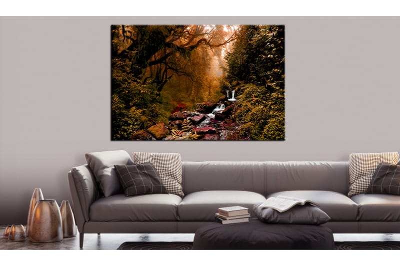 Tavla Autumn Waterfall 90x60, Artgeist sp. z o. o.