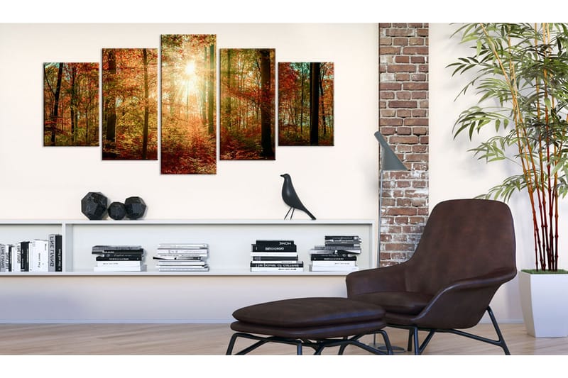Tavla Autumn Wilderness 100x50 - Artgeist sp. z o. o. - Inredning & dekor - Tavlor & konst - Canvastavla