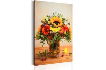 Tavla Autumnal Flowers 80x120 - Artgeist sp. z o. o. - Inredning & dekor - Tavlor & konst - Canvastavla