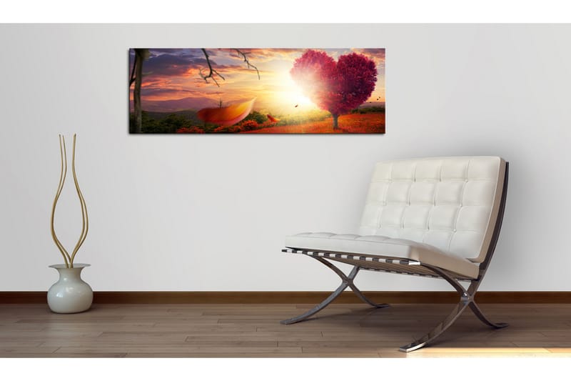 Tavla Autumnal Heart 135X45 Flerfärgad - Artgeist sp. z o. o. - Inredning & dekor - Tavlor & konst - Canvastavla